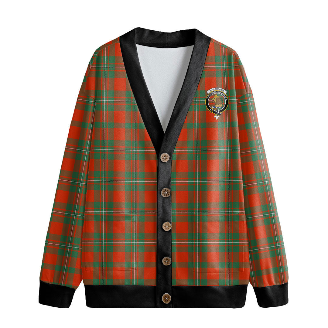 MacGregor Ancient Tartan Crest Knitted Fleece Cardigan