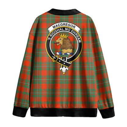 MacGregor Ancient Tartan Crest Knitted Fleece Cardigan