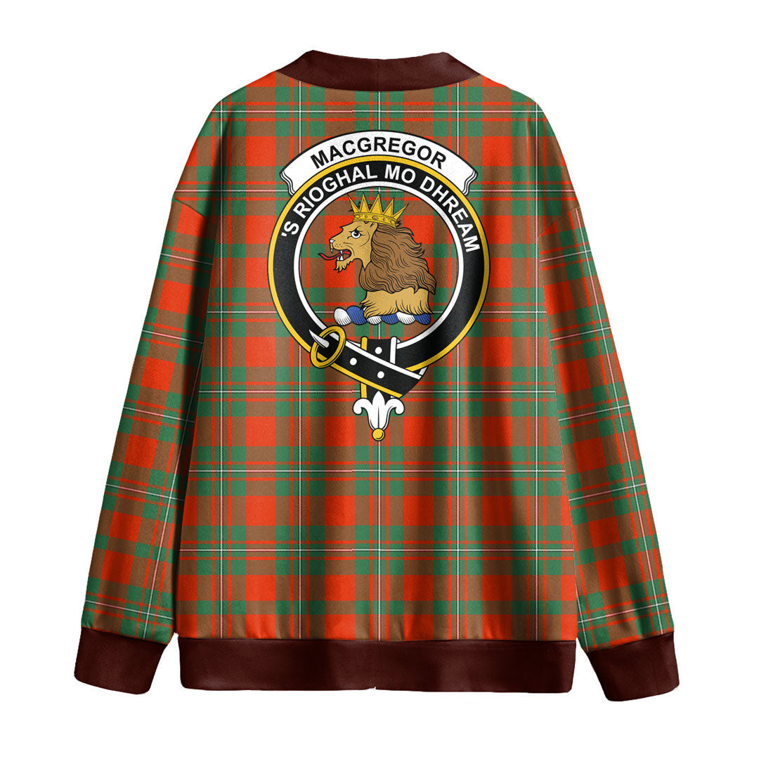 MacGregor Ancient Tartan Crest Knitted Fleece Cardigan