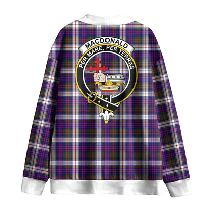 MacDonald Dress Modern Tartan Crest Knitted Fleece Cardigan