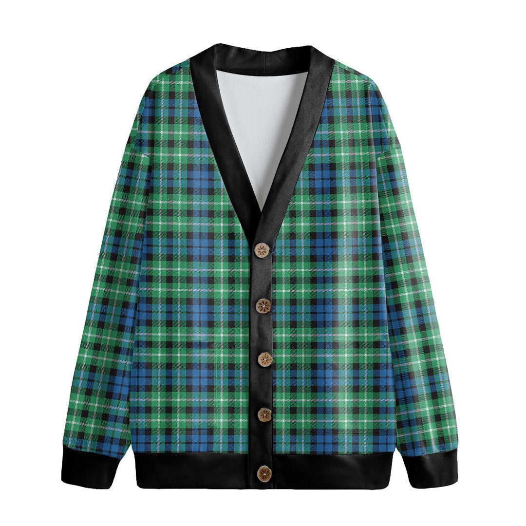 Graham of Montrose Ancient Tartan Plaid Knitted Fleece Cardigan