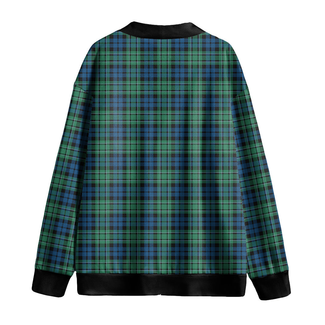 MacCallum Ancient Tartan Plaid Knitted Fleece Cardigan