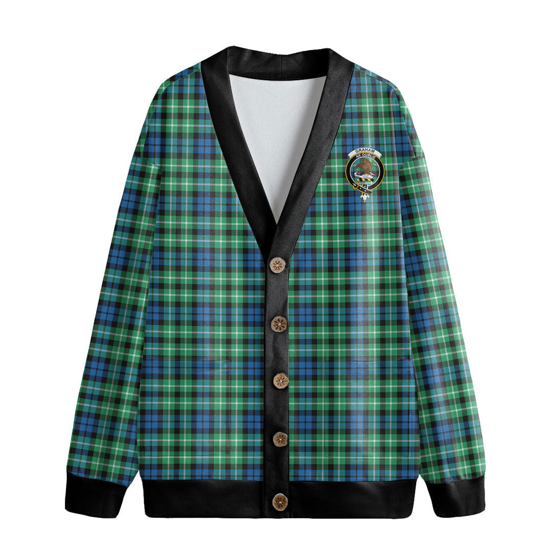 Graham of Montrose Ancient Tartan Crest Knitted Fleece Cardigan