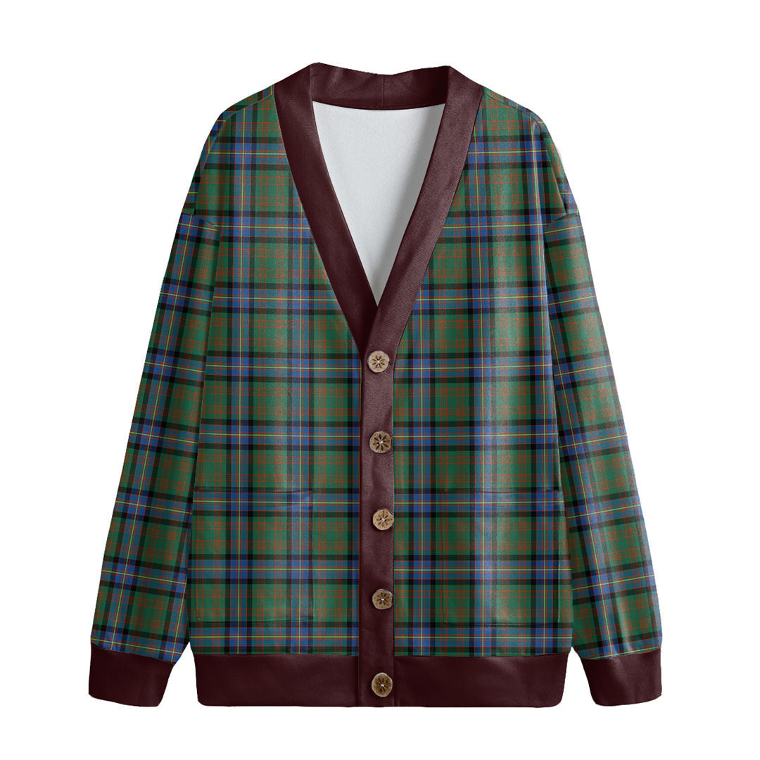 Cochrane Ancient Tartan Plaid Knitted Fleece Cardigan