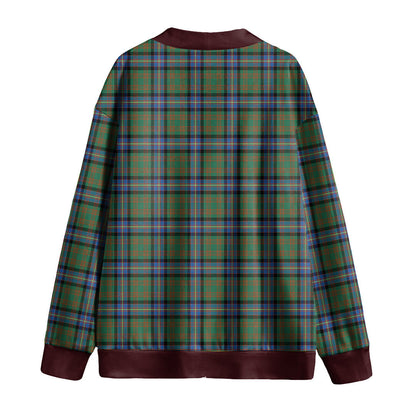 Cochrane Ancient Tartan Plaid Knitted Fleece Cardigan