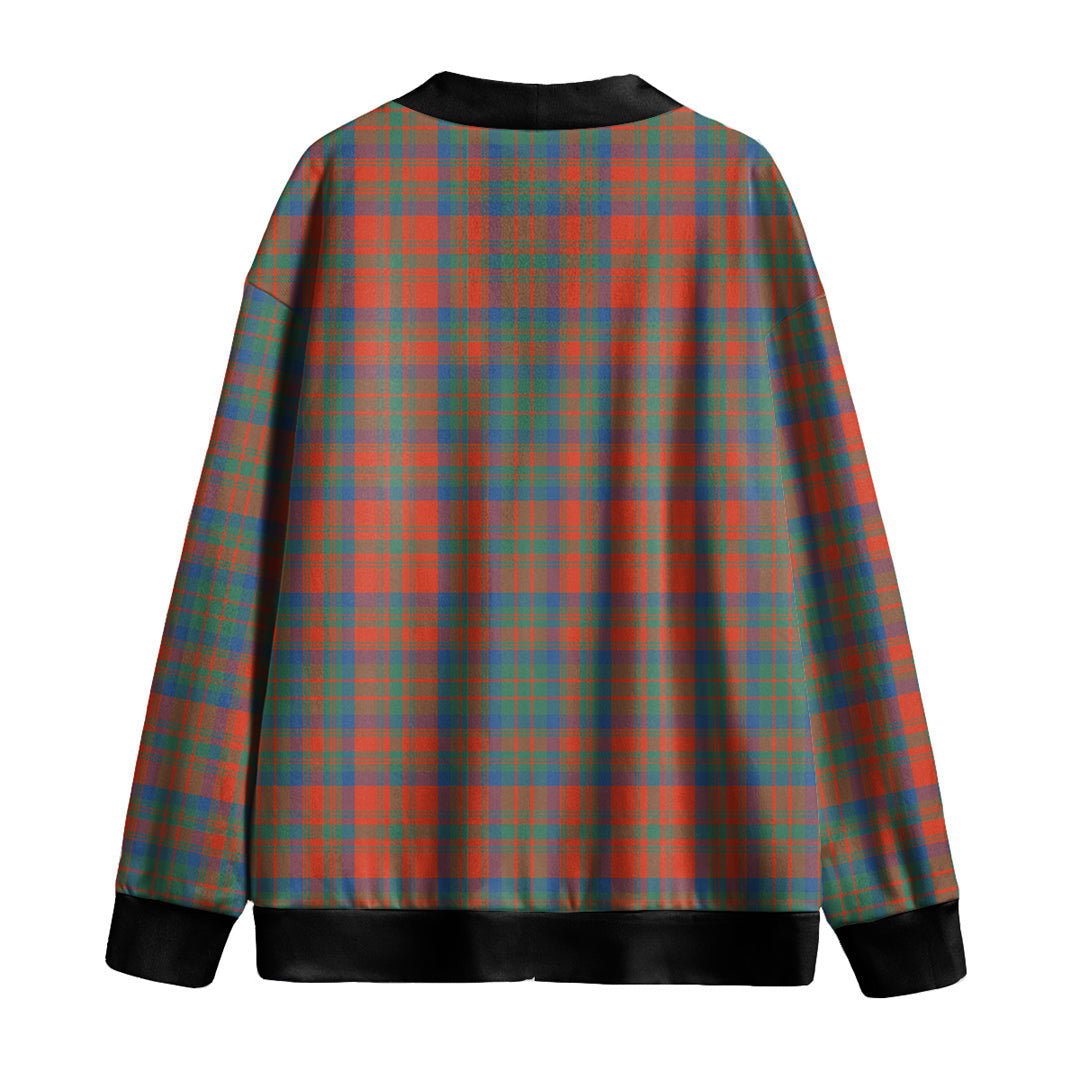 Matheson Ancient Tartan Plaid Knitted Fleece Cardigan