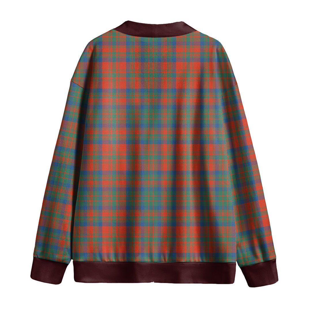 Matheson Ancient Tartan Plaid Knitted Fleece Cardigan