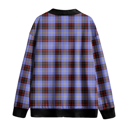 Rutherford Tartan Plaid Knitted Fleece Cardigan