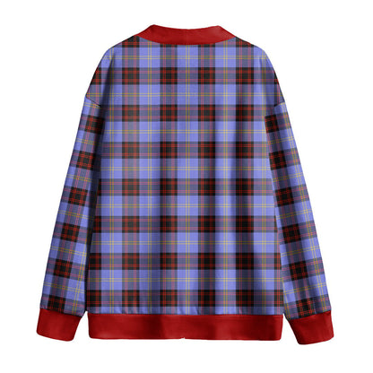 Rutherford Tartan Plaid Knitted Fleece Cardigan