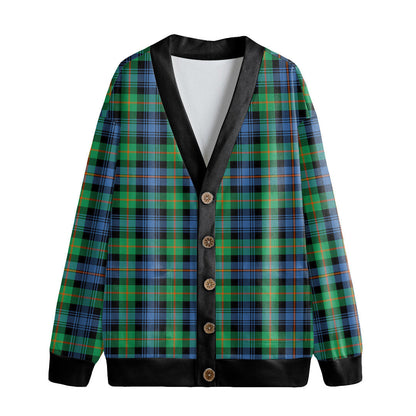 Murray of Atholl Ancient Tartan Plaid Knitted Fleece Cardigan