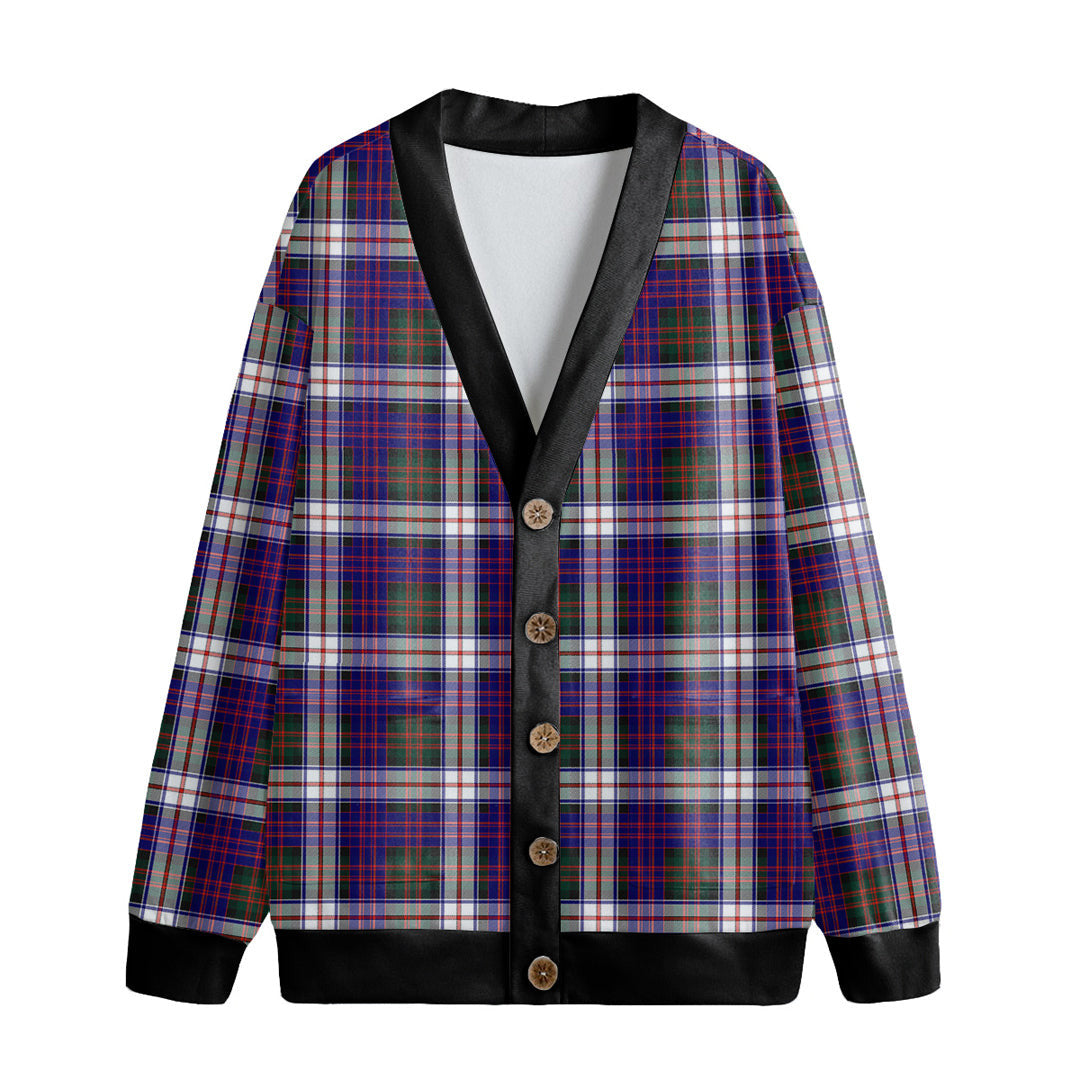 MacDonald Dress Modern Tartan Plaid Knitted Fleece Cardigan