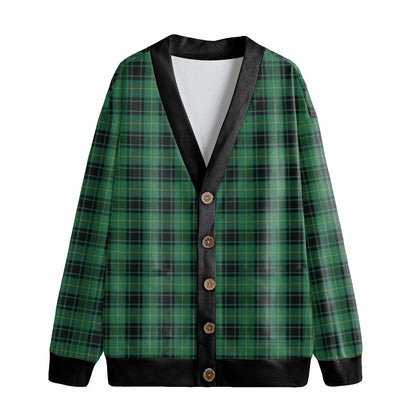 MacArthur Ancient Tartan Plaid Knitted Fleece Cardigan