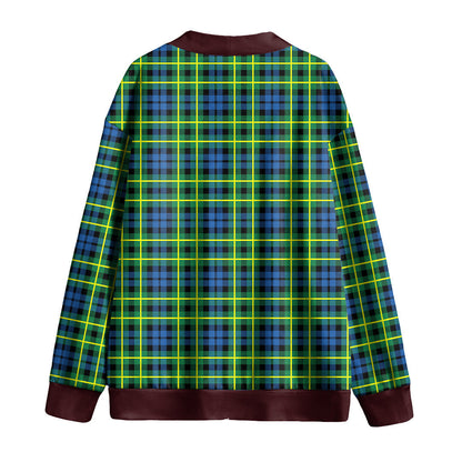 Campbell of Breadalbane Ancient Tartan Plaid Knitted Fleece Cardigan