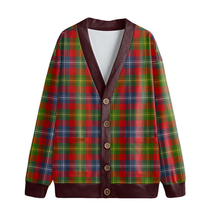 Forrester Tartan Plaid Knitted Fleece Cardigan