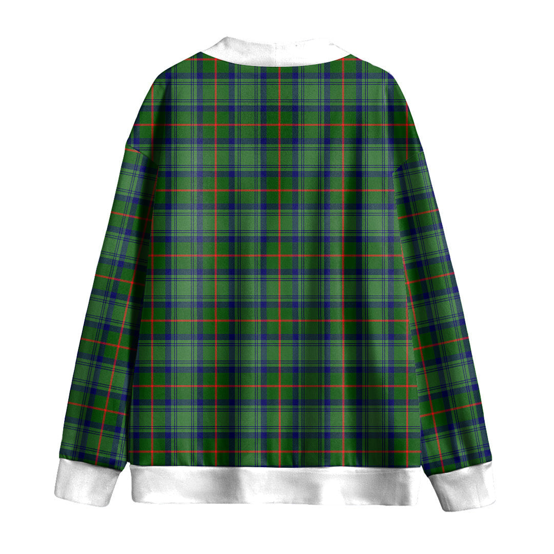 Cranstoun Tartan Plaid Knitted Fleece Cardigan