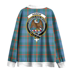 Agnew Ancient Tartan Crest Knitted Fleece Cardigan