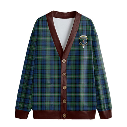 Forbes Ancient Tartan Crest Knitted Fleece Cardigan