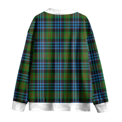 Newlands of Lauriston Tartan Plaid Knitted Fleece Cardigan