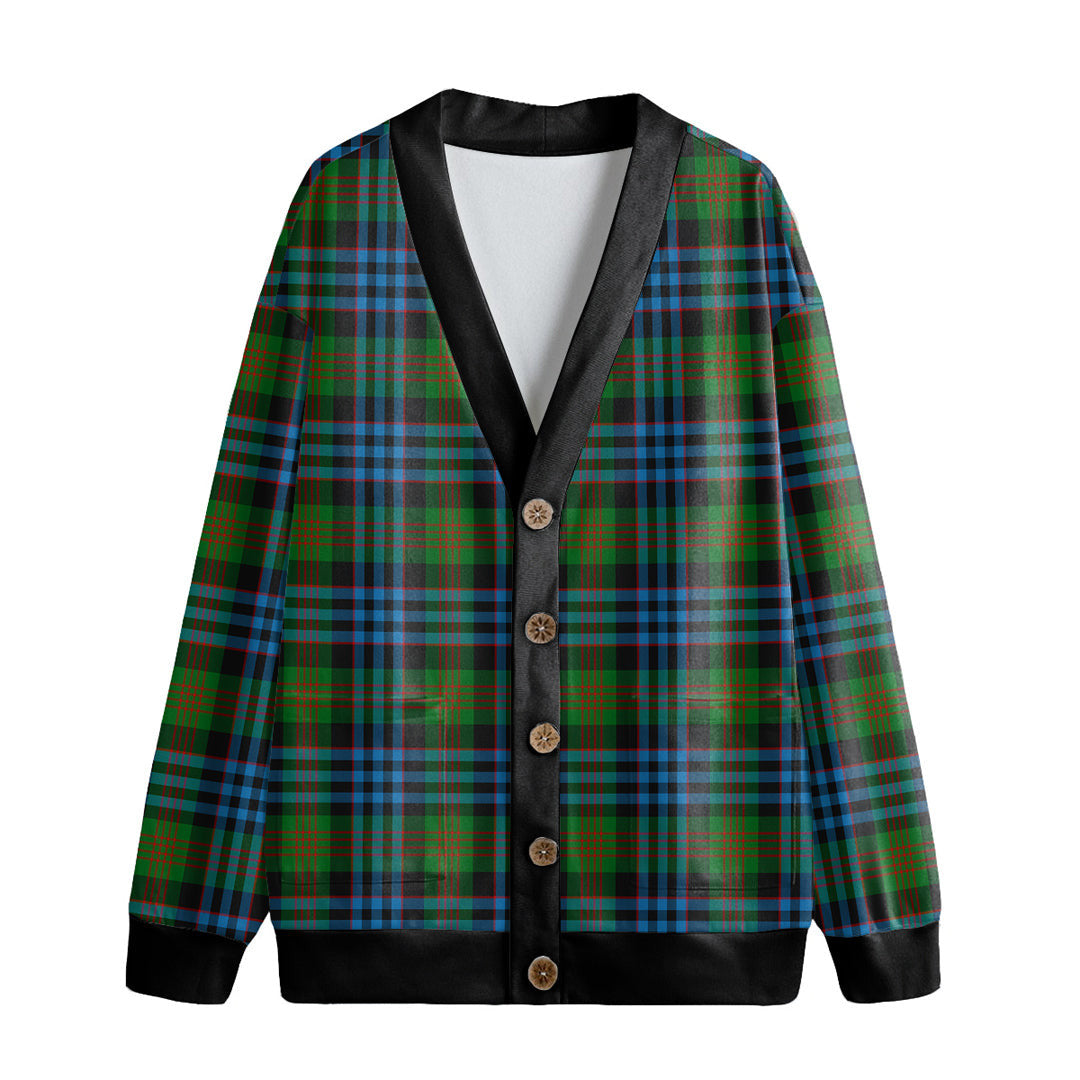 Newlands of Lauriston Tartan Plaid Knitted Fleece Cardigan