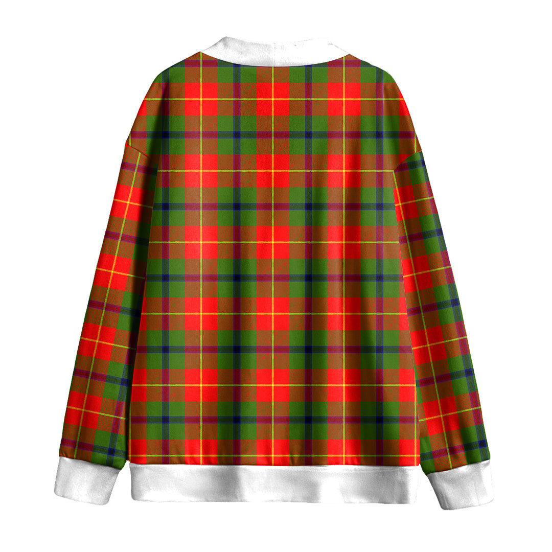 Turnbull Dress Tartan Plaid Knitted Fleece Cardigan