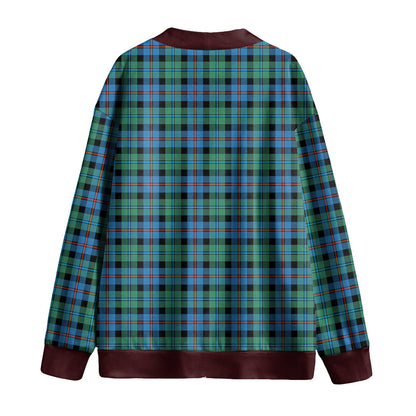 Campbell of Cawdor Ancient Tartan Plaid Knitted Fleece Cardigan