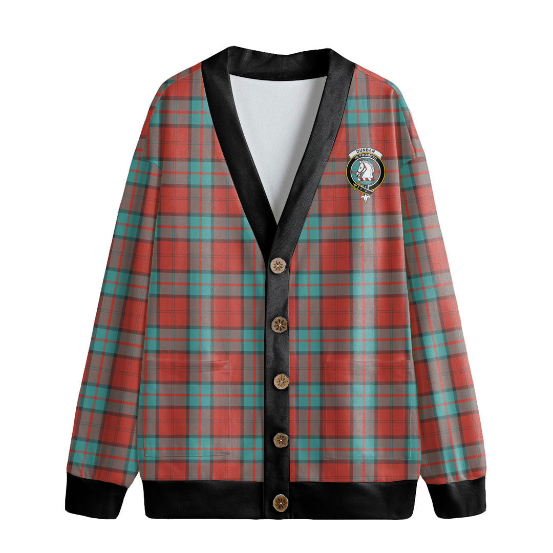 Dunbar Ancient Tartan Crest Knitted Fleece Cardigan