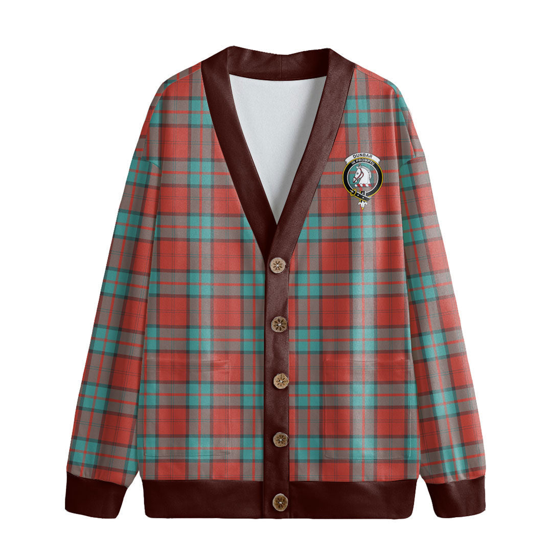 Dunbar Ancient Tartan Crest Knitted Fleece Cardigan