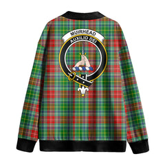 Muirhead Tartan Crest Knitted Fleece Cardigan
