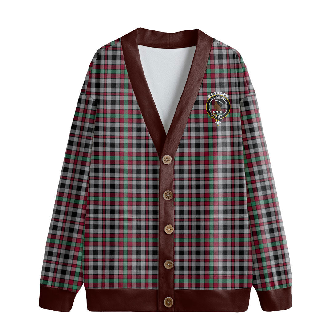 Borthwick Ancient Tartan Crest Knitted Fleece Cardigan