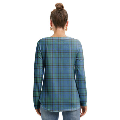 Matheson Hunting Ancient Tartan Crest Long Sleeve Neckline Tie Sweatshirt