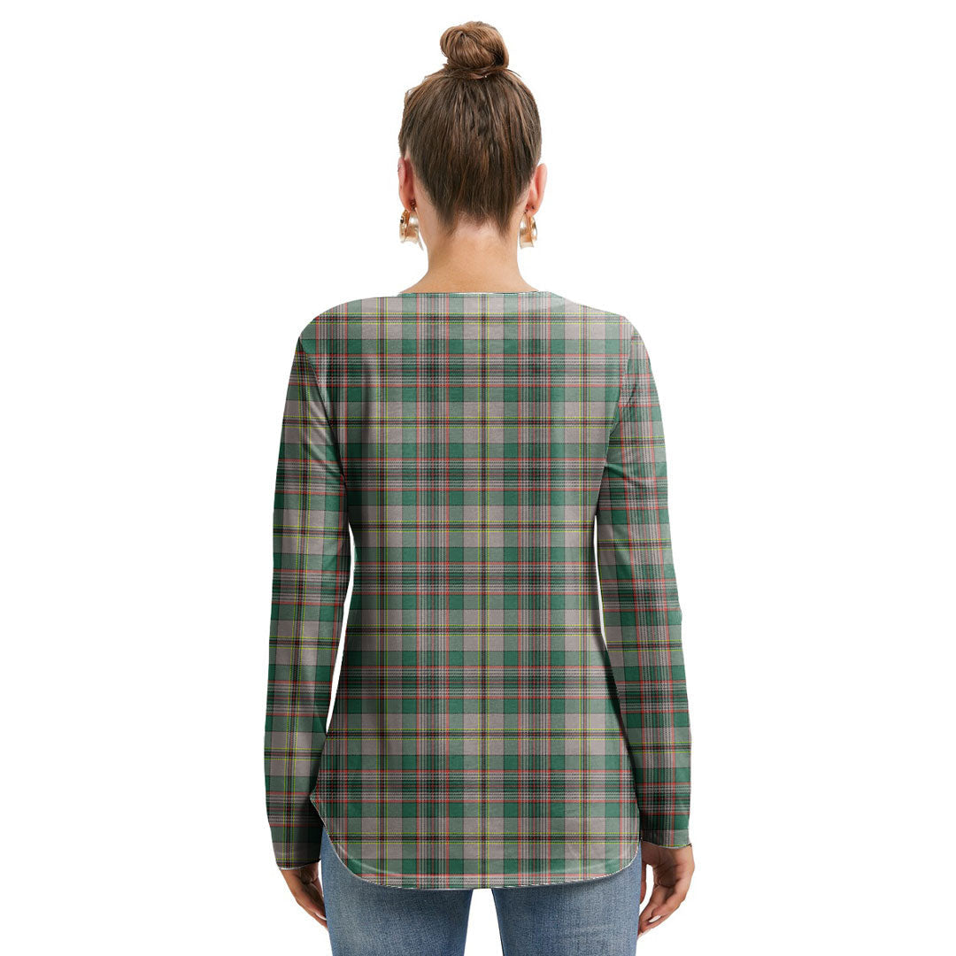 Craig Ancient Tartan Crest Long Sleeve Neckline Tie Sweatshirt