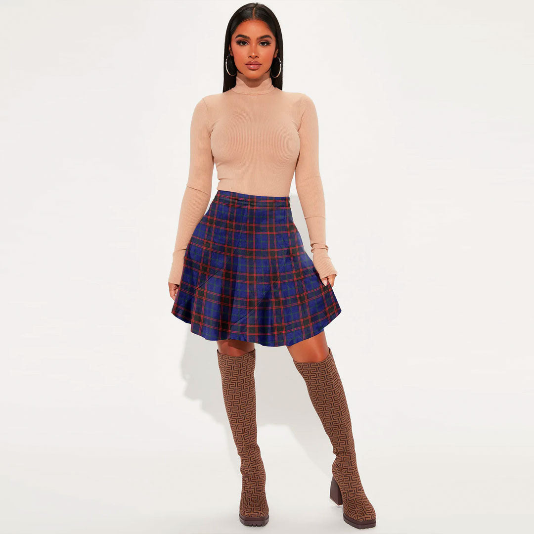 Home Modern Tartan Plaid Mini Skirt