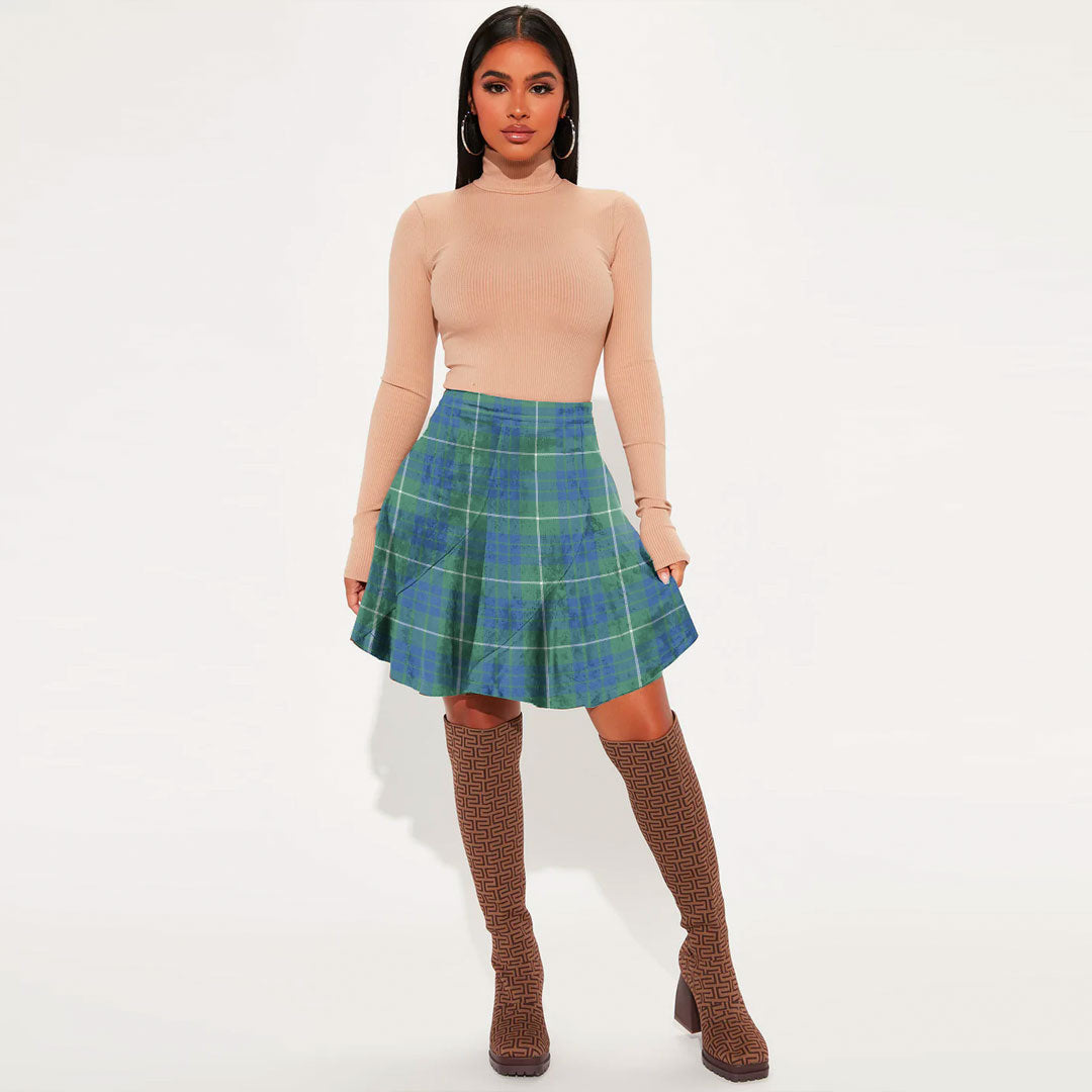 Hamilton Hunting Ancient Tartan Plaid Mini Skirt