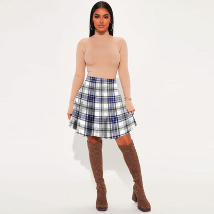 Hannay Modern Tartan Plaid Mini Skirt