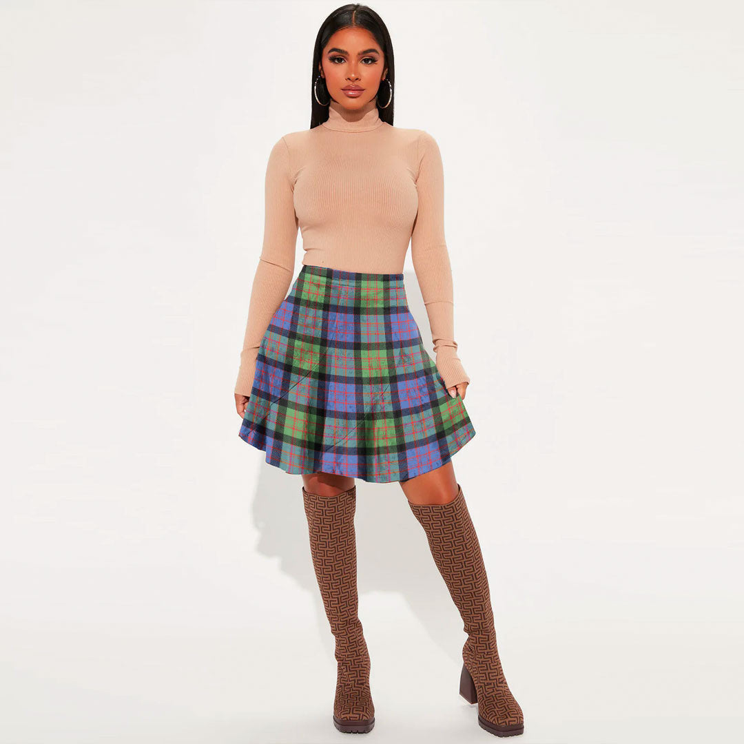 MacDonald Ancient Tartan Plaid Mini Skirt