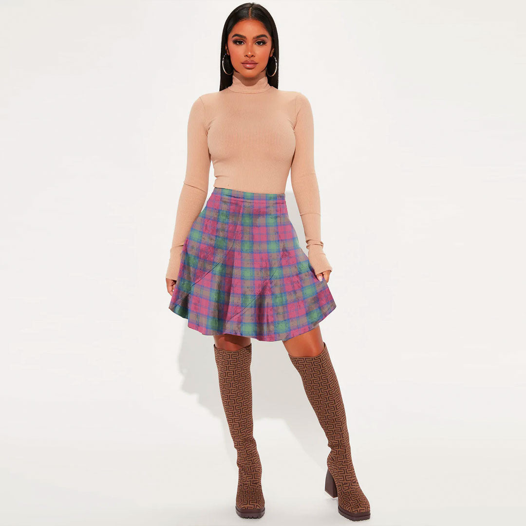 Lindsay Ancient Tartan Plaid Mini Skirt