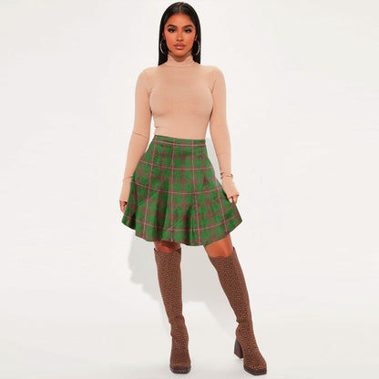 MacKinnon Hunting Modern Tartan Plaid Mini Skirt