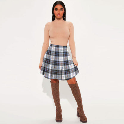 MacRae Dress Modern Tartan Plaid Mini Skirt