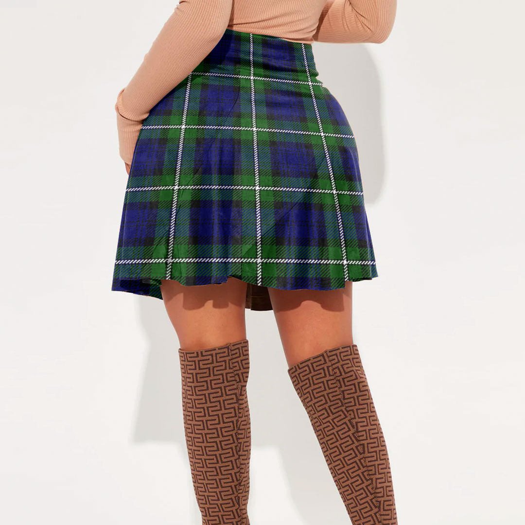 Forbes Modern Tartan Plaid Mini Skirt