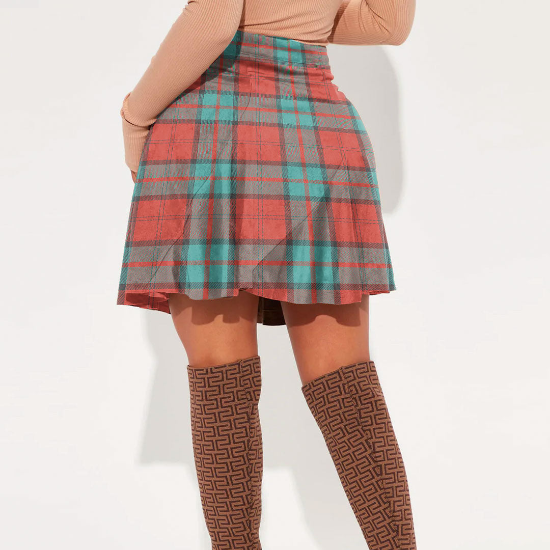 Dunbar Ancient Tartan Plaid Mini Skirt