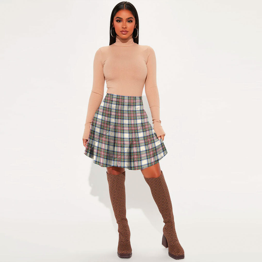 Stewart Dress Ancient Tartan Plaid Mini Skirt