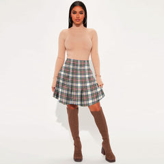 Stewart Dress Ancient Tartan Plaid Mini Skirt