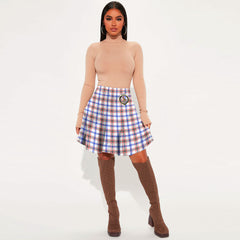 Boswell Modern Tartan Crest Mini Skirt