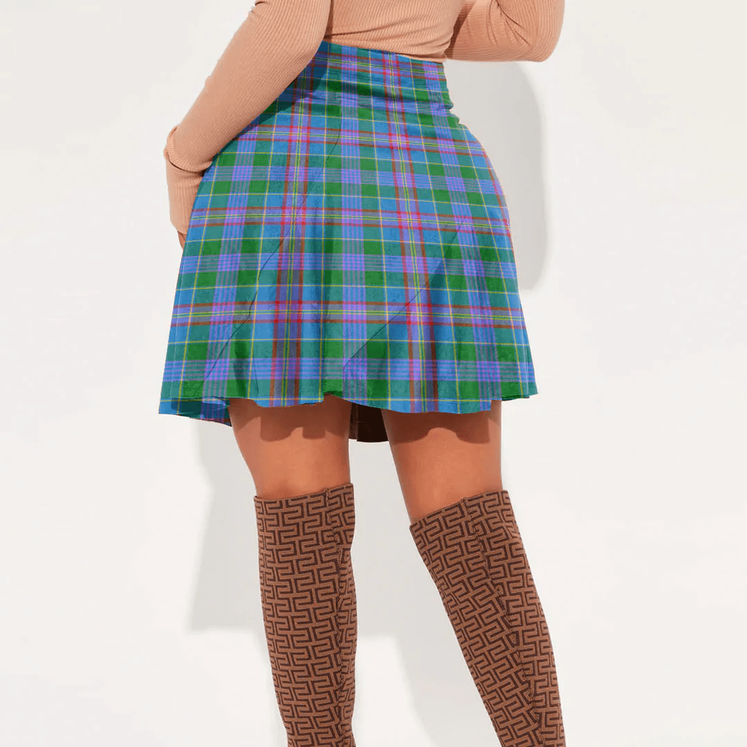 Ralston Tartan Crest Mini Skirt