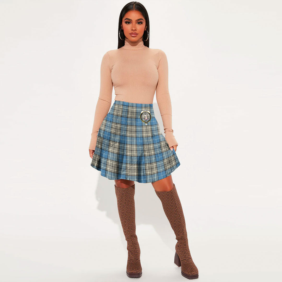 Napier Ancient Tartan Crest Mini Skirt