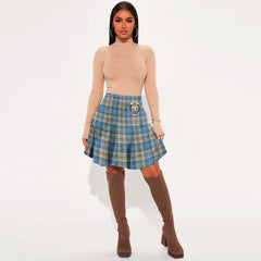 Napier Ancient Tartan Crest Mini Skirt