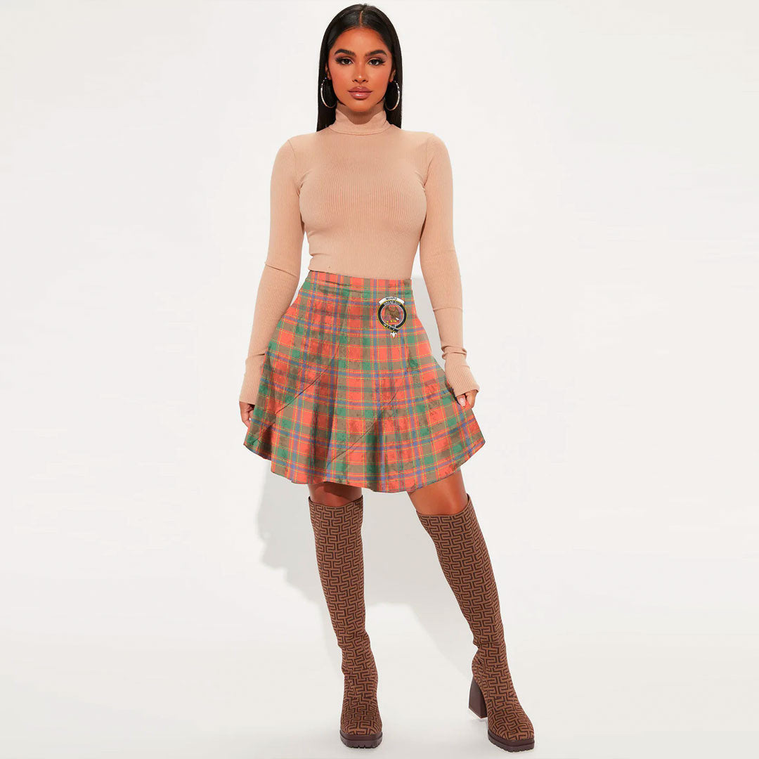 Munro Ancient Tartan Crest Mini Skirt