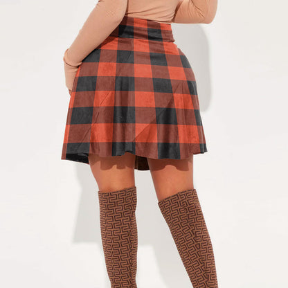 Rob Roy MacGregor Ancient Tartan Plaid Mini Skirt