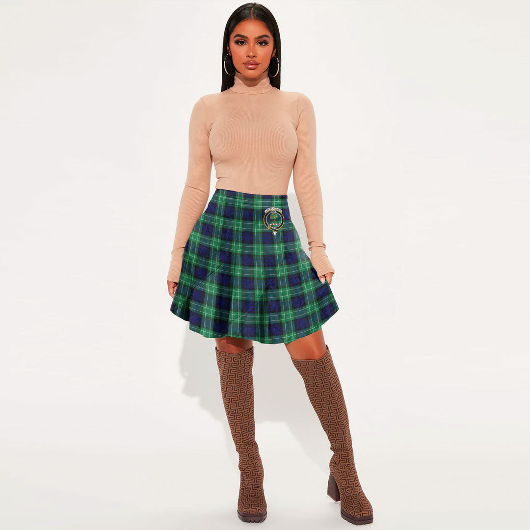 Abercrombie Tartan Crest Mini Skirt