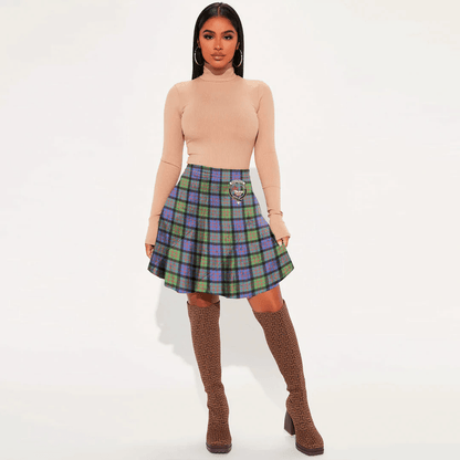 MacDonald Ancient Tartan Crest Mini Skirt